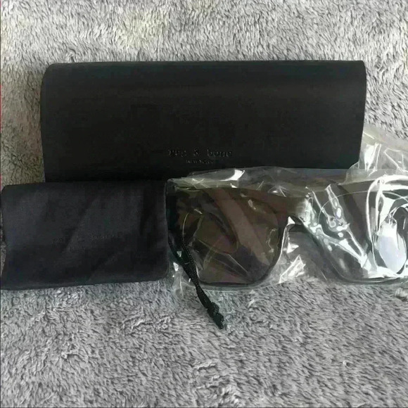 Rag & Bone 52MM Cat Eye Sunglasses in Blue/Black NWT - Picture 6 of 11